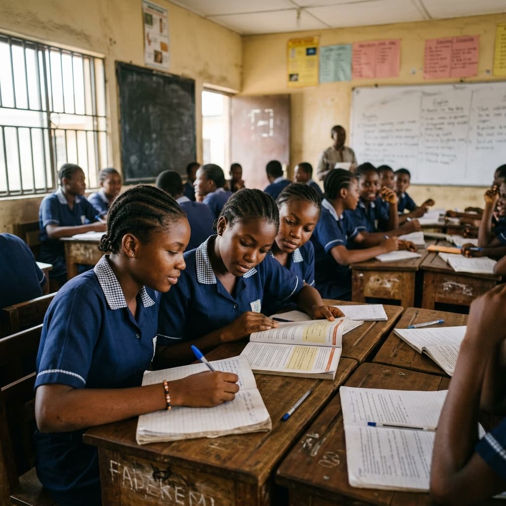 Students in classroom